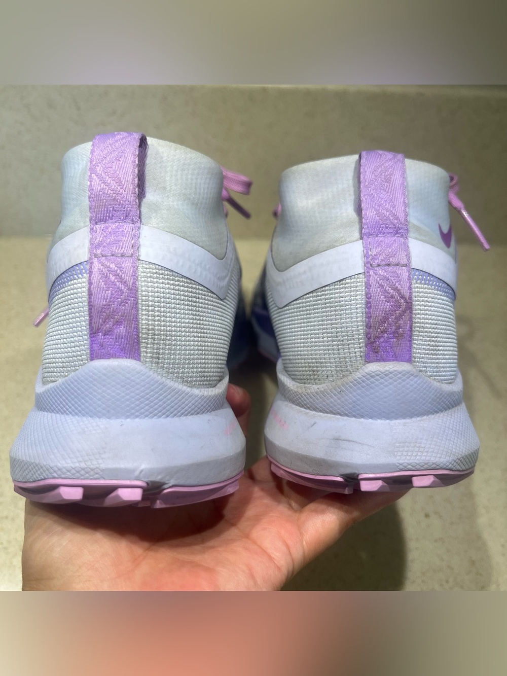 Nike React Pegasus Trail 4 GTX Gore-Tex Sneakers Shoes Oxygen Purple Size 8 - Picture 7 of 11